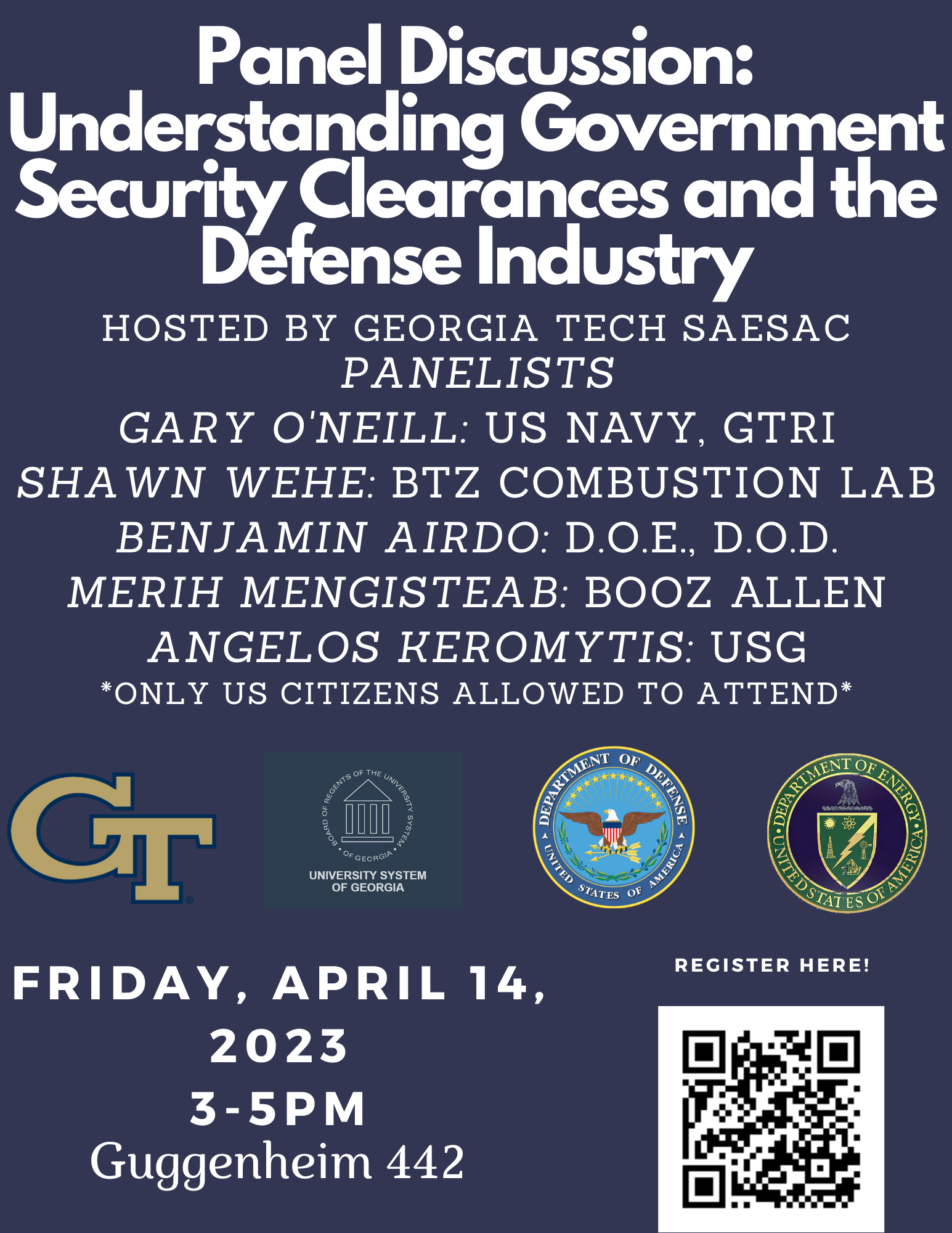 Panel Discussion Understanding Gov. Security Clearance and Defense